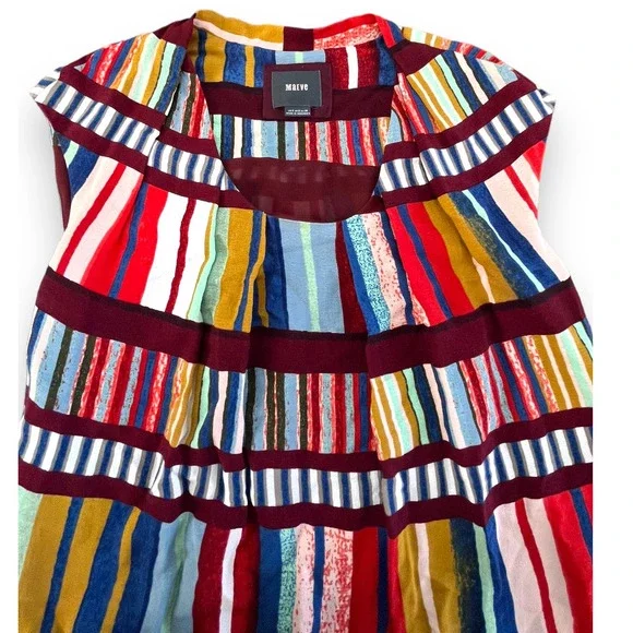Anthropologie Maeve Au Revoir Library Shift Dress | Sz 4, multi - Picture 9 of 15